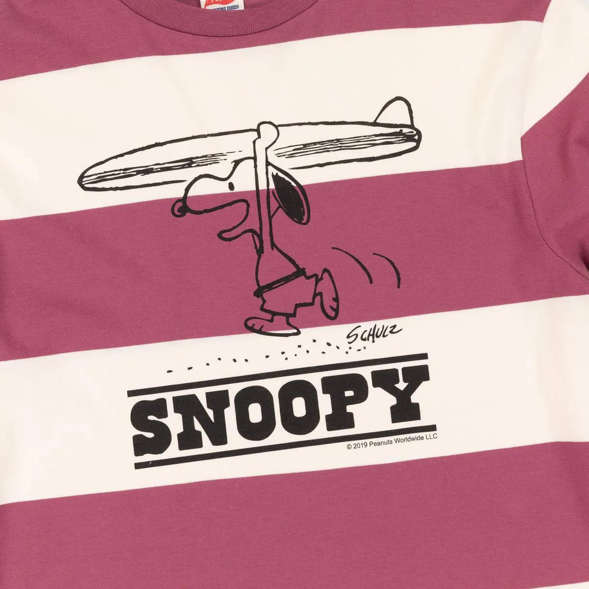 Snoopy Surf's Up LS Border Tee sold by TSPTR product image thumbnail 2