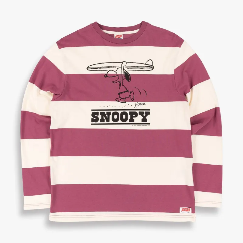 Snoopy Surf's Up LS Border Tee made by TSPTR