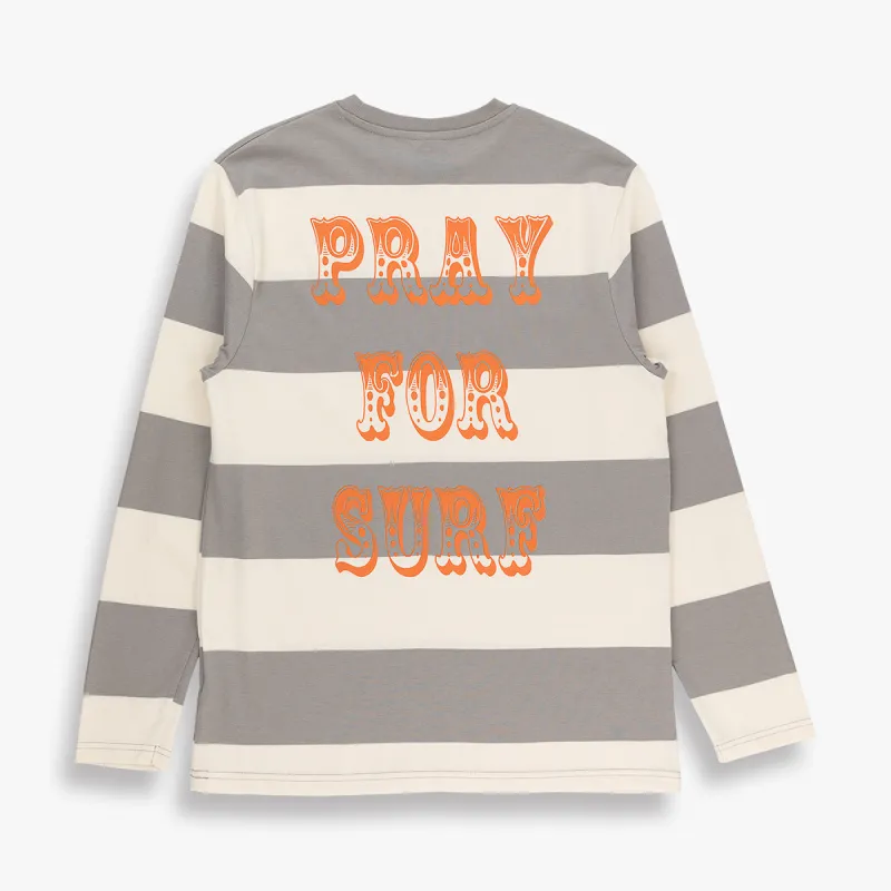 PRAY FOR SURF BORDER LS TEE made by TSPTR