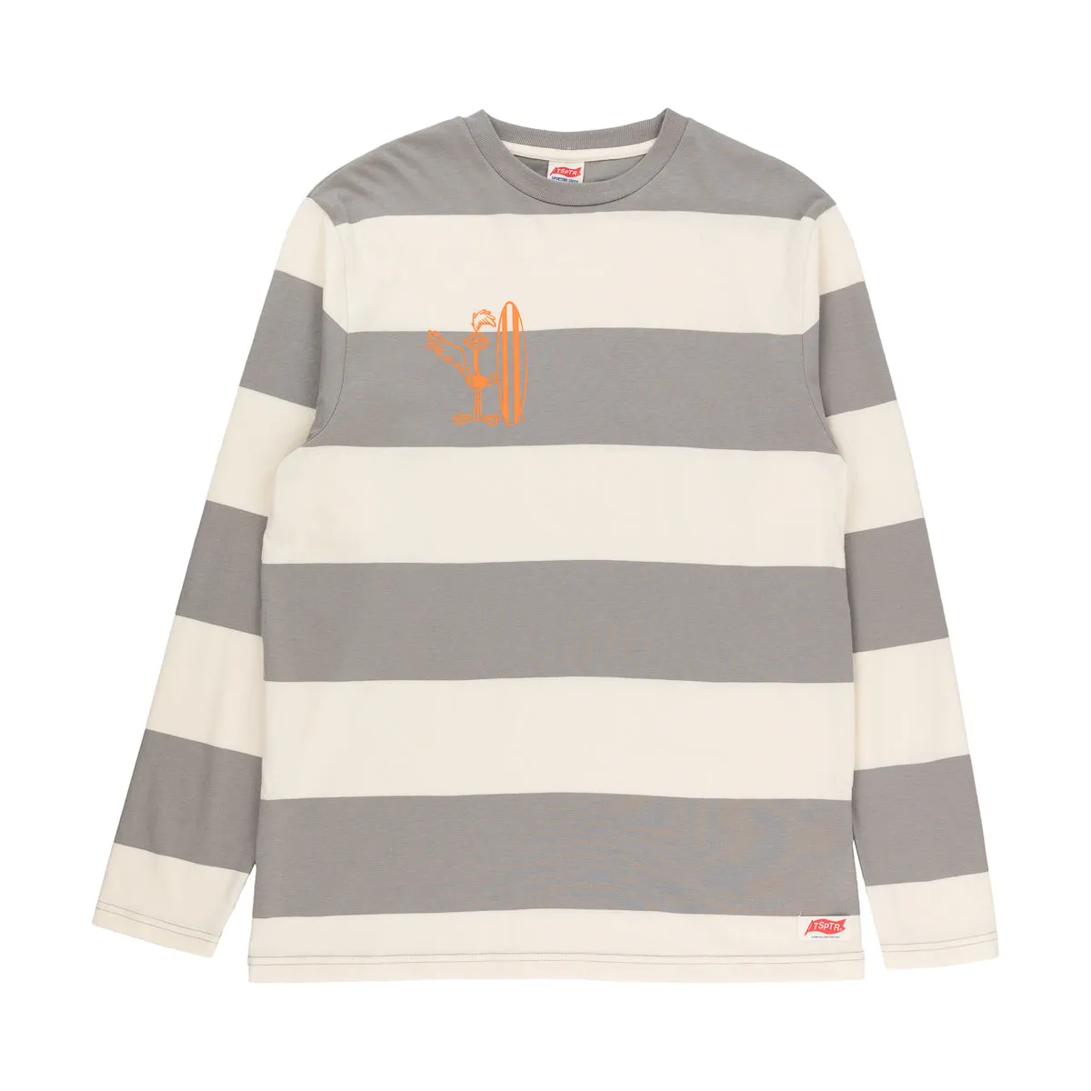 PRAY FOR SURF BORDER LS TEE sold by TSPTR product image thumbnail 2