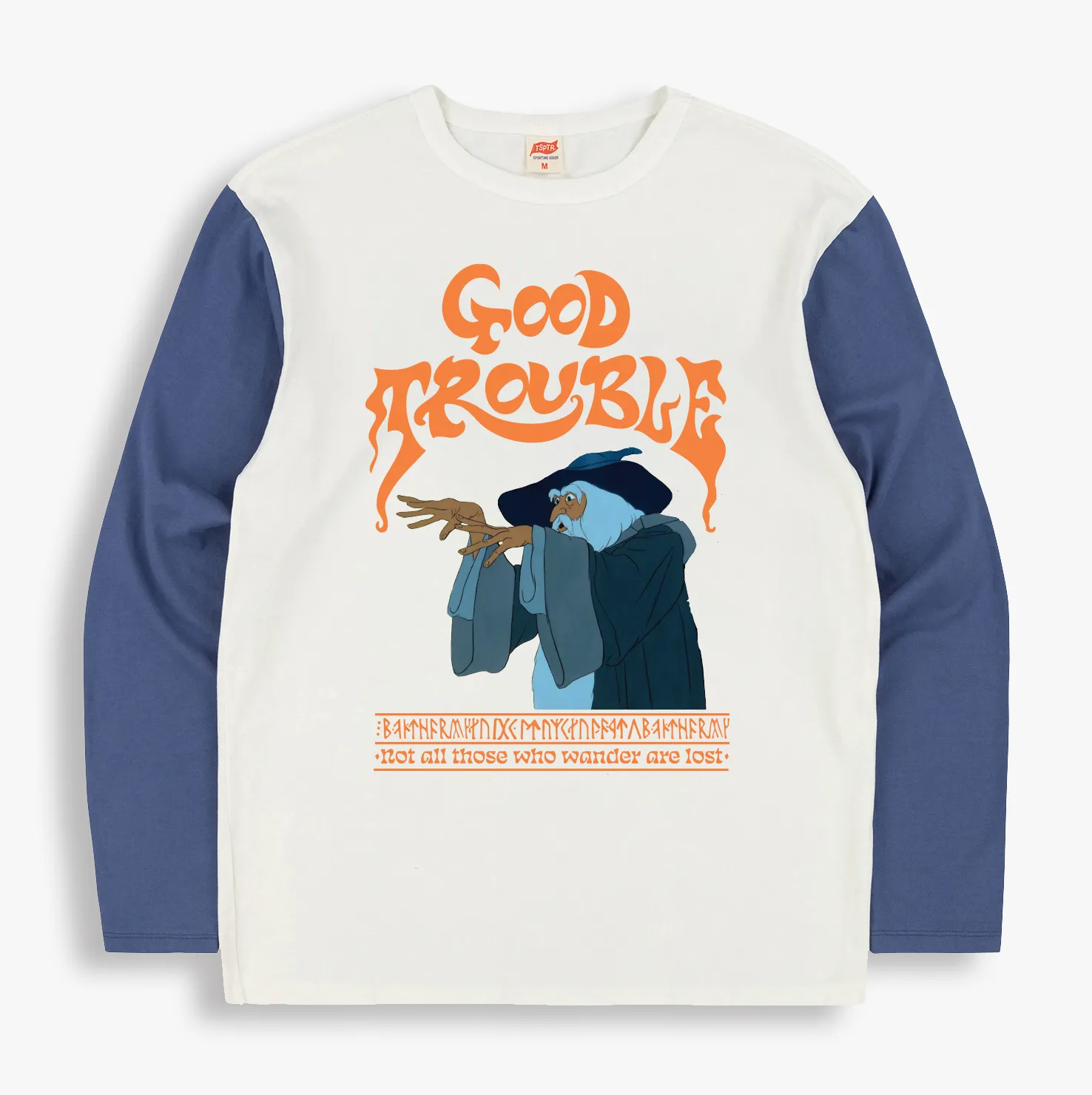 GOOD TROUBLE BASEBALL TEE sold by TSPTR