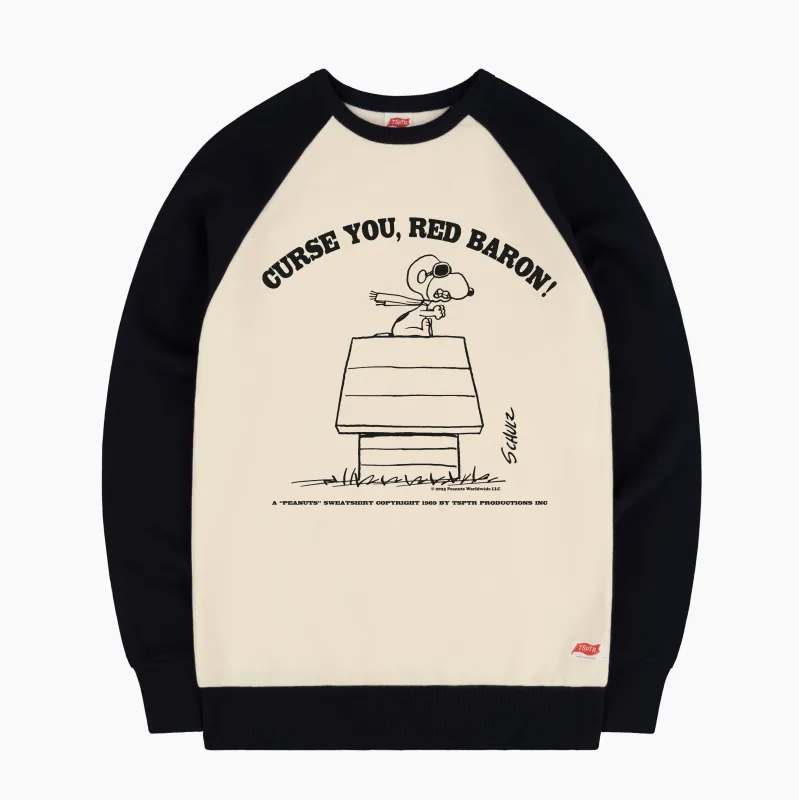 Red Baron Raglan Sweatshirt made by TSPTR