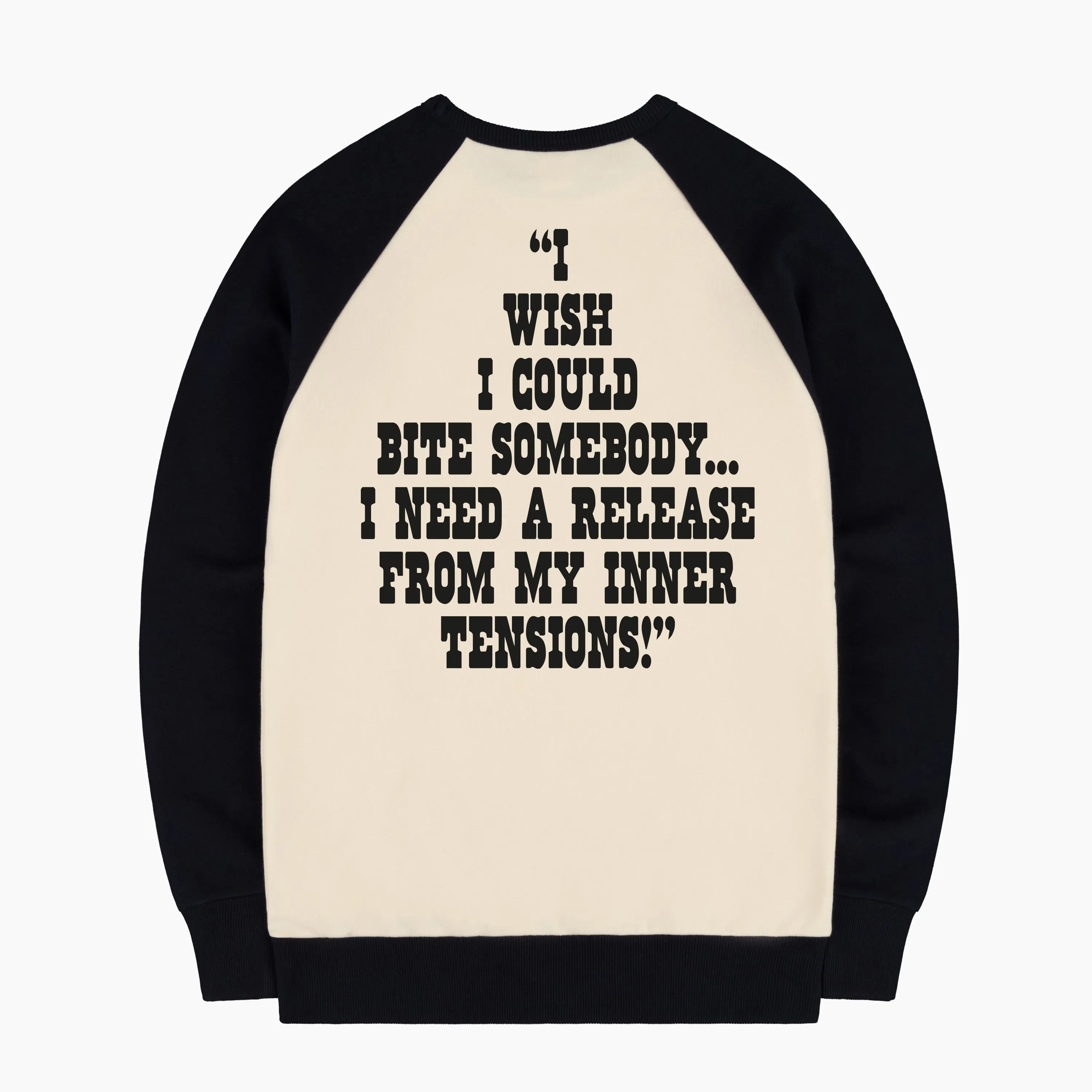 Snoopy Bite Raglan Sweatshirt sold by TSPTR product image thumbnail 2