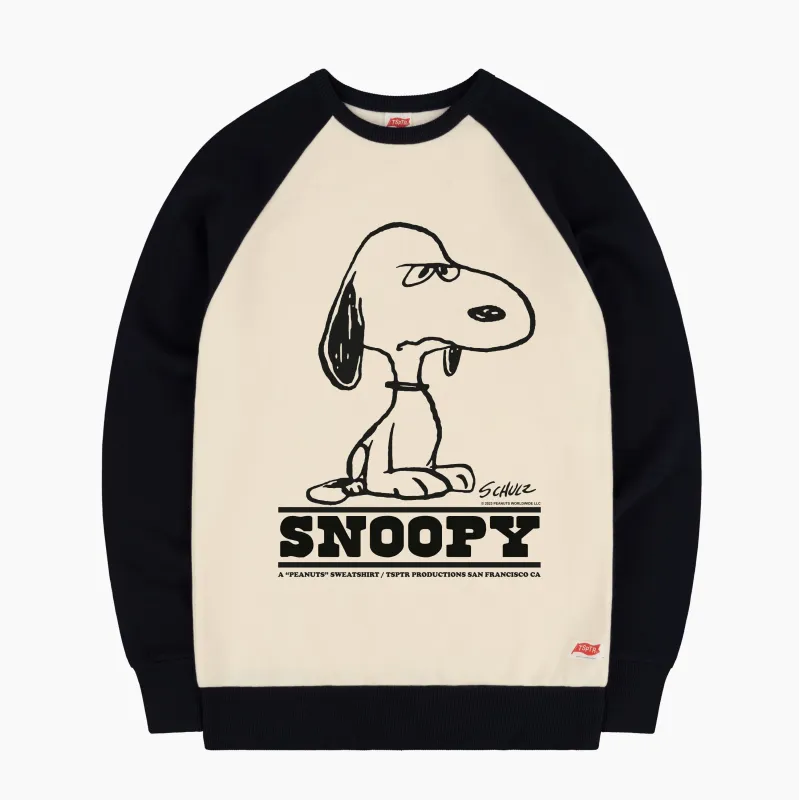 Snoopy Bite Raglan Sweatshirt made by TSPTR