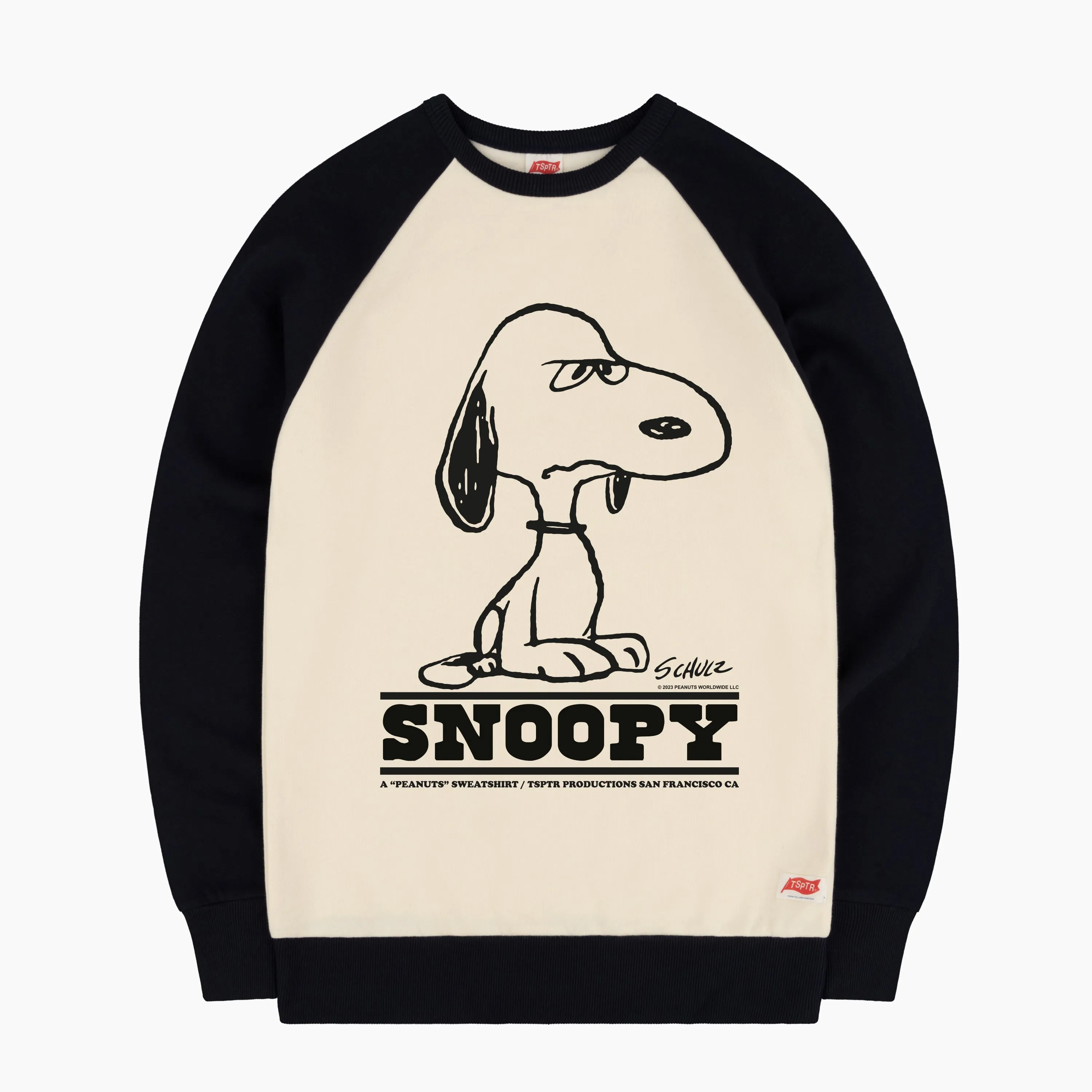 Snoopy Bite Raglan Sweatshirt sold by TSPTR