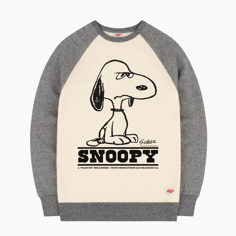 Snoopy Bite Raglan Sweatshirt made by TSPTR