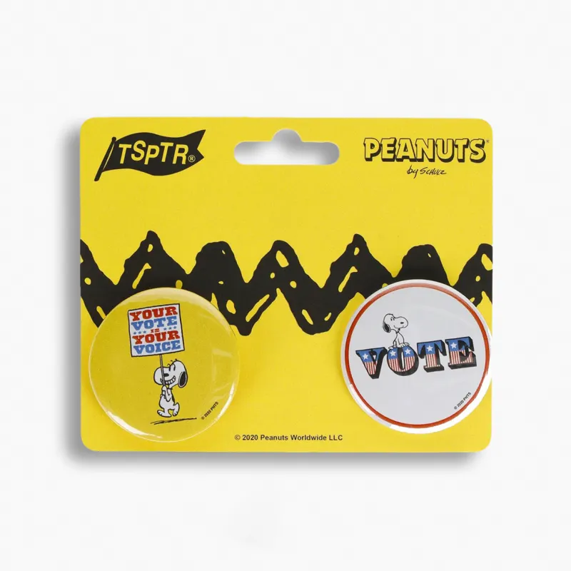 TSPTR x Peanuts SNOOPY FOR PRESIDENT! Pin Pack made by TSPTR