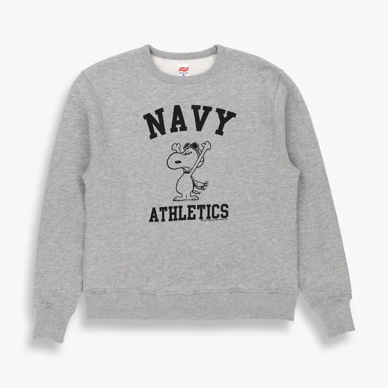SNOOPY NAVY ATHLETICS SWEAT made by TSPTR