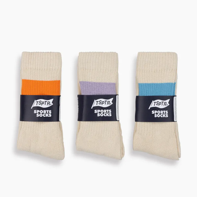 SPORTS Socks PASTEL 3 Pack made by TSPTR