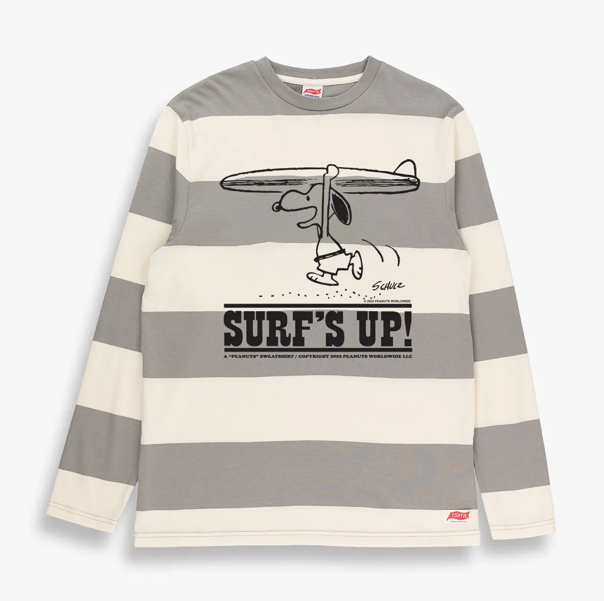 SURF'S UP Long Sleeve Border Tee sold by TSPTR