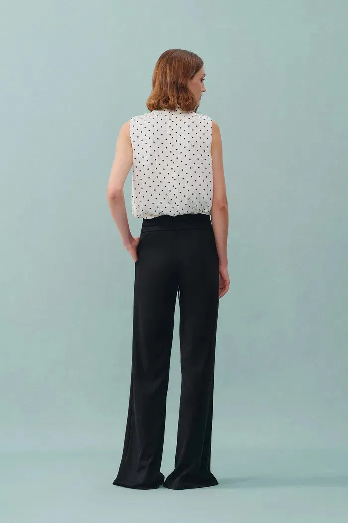 Yuri Side Slit Pants in Brushed Knit sold by Fabrique product image thumbnail 5