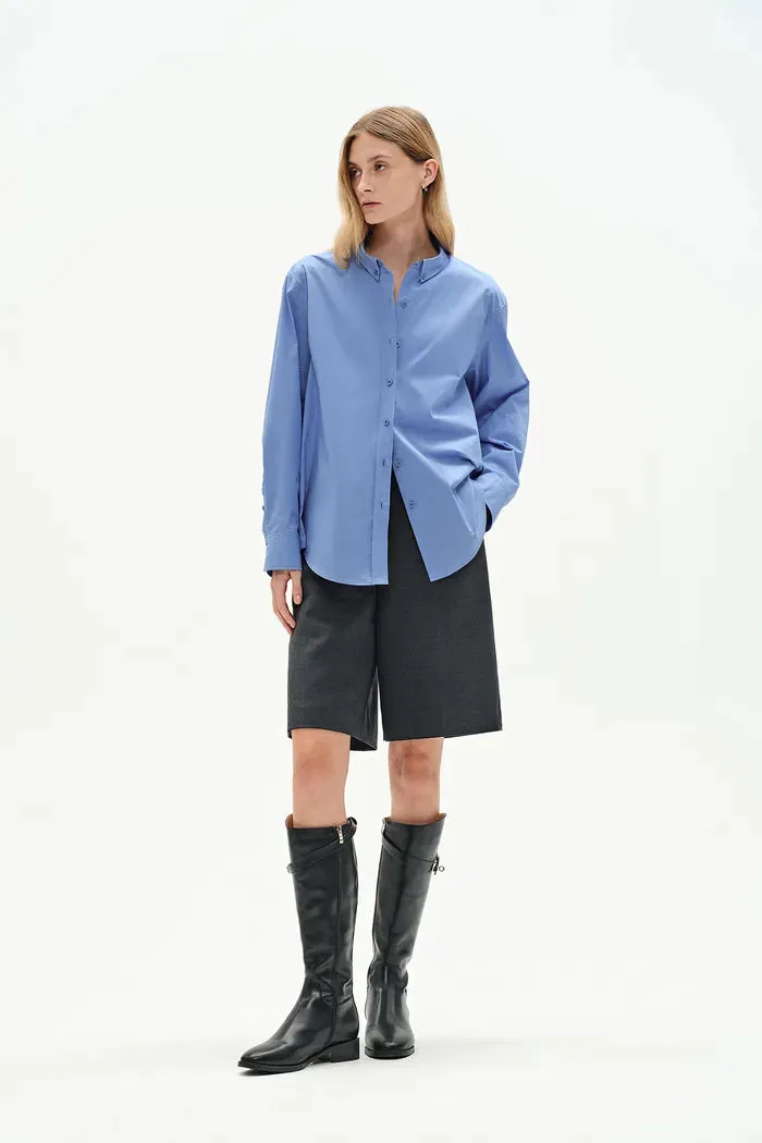 Freya Fitted Shirt in Premium Cotton sold by Fabrique
