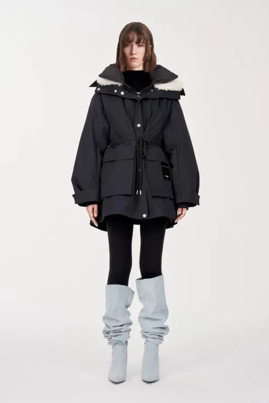 Shrub Resized Short Parka Down Jacket sold by Fabrique