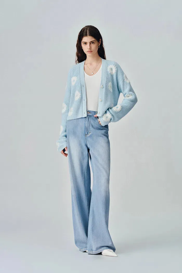 Prevernae Washed Wide-Leg Jeans in Cotton Denim sold by Fabrique product image thumbnail 2