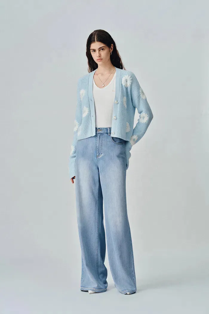 Prevernae Washed Wide-Leg Jeans in Cotton Denim sold by Fabrique product image thumbnail 3