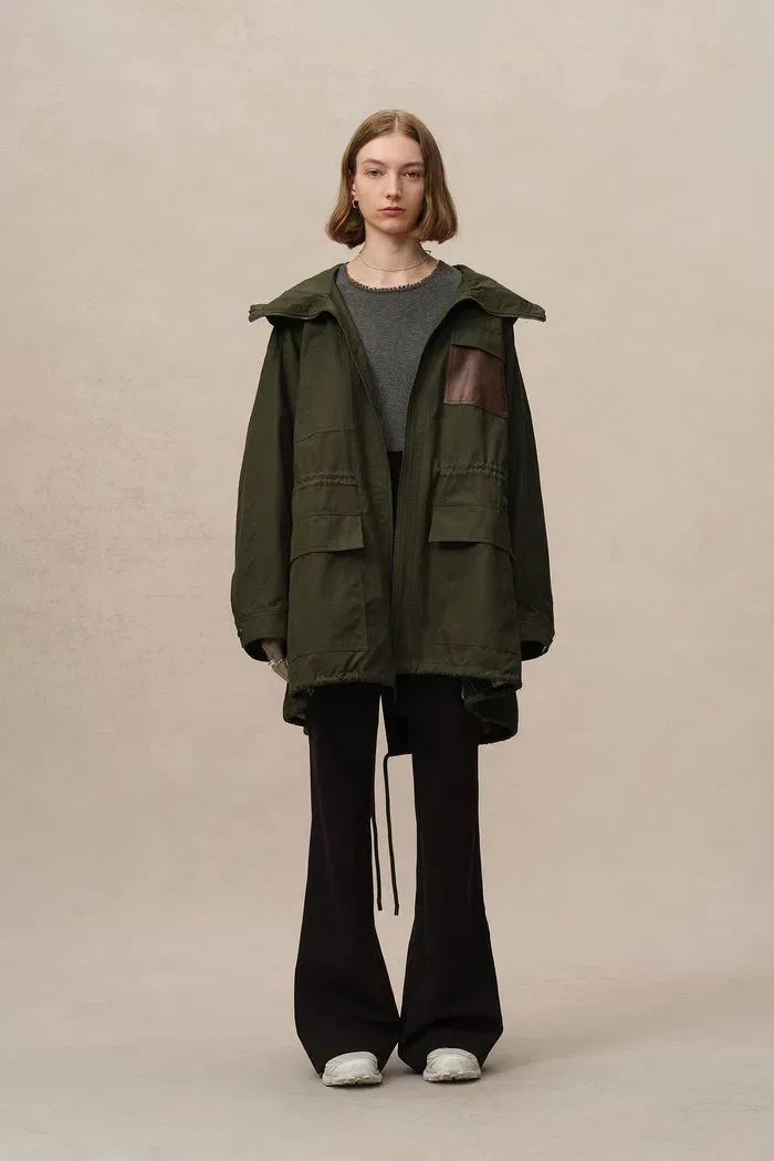 Riddarfjarden Parka in High-Density Cotton Blend sold by Fabrique product image thumbnail 4