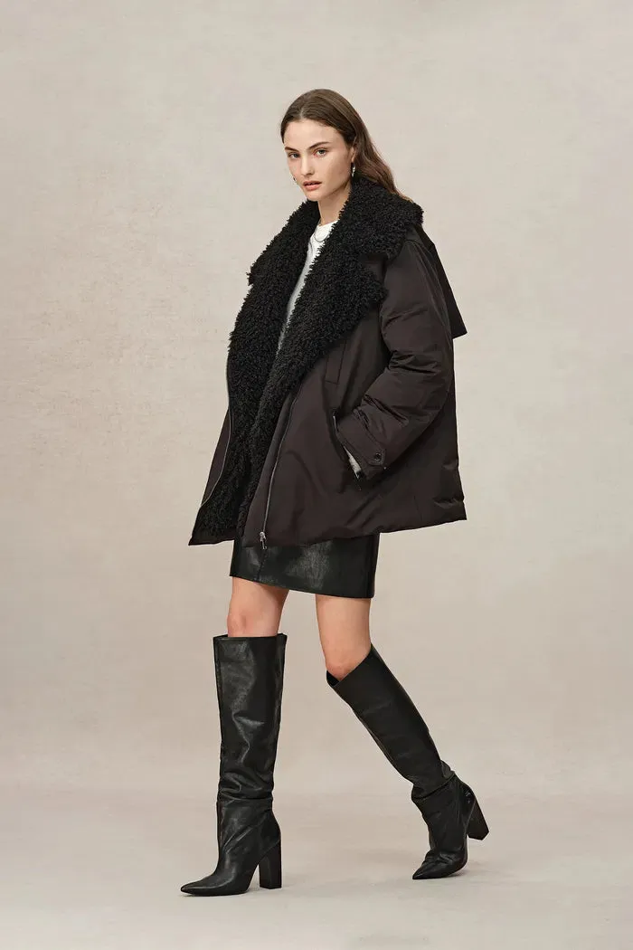 Kat Water-Repellent Convertible Goose Down Fur Jacket sold by Fabrique product image thumbnail 4