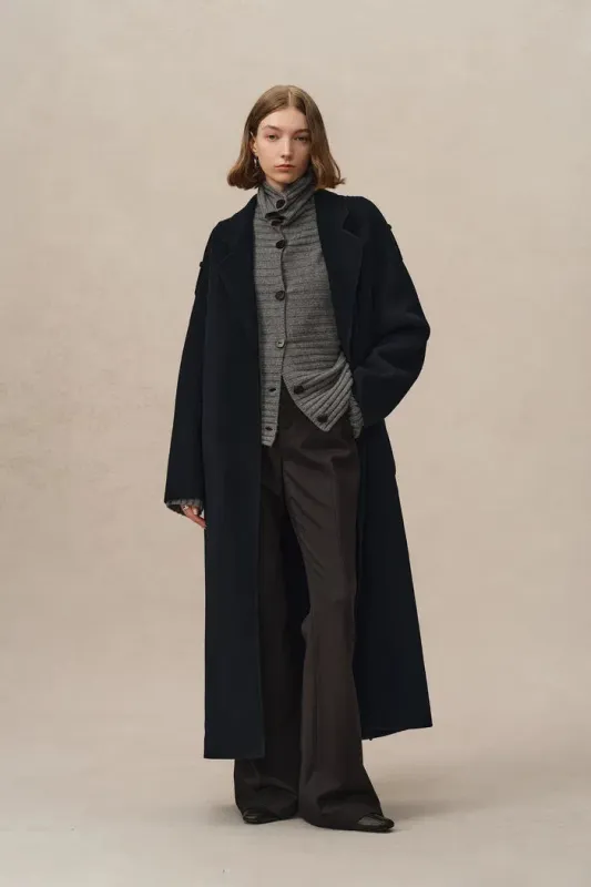 Billy Long Coat in Double Face Wool sold by Fabrique