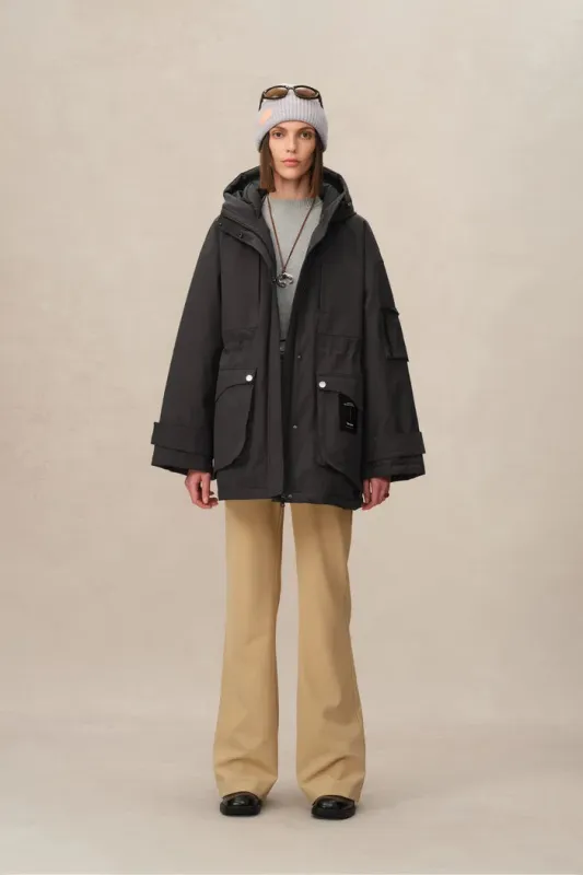 Sogne Goose Down Parka in Waterproof Fabric sold by Fabrique