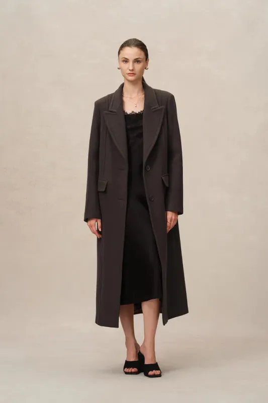 Sylvia Tailored Coat in Cashmere Single-Face Cloth sold by Fabrique