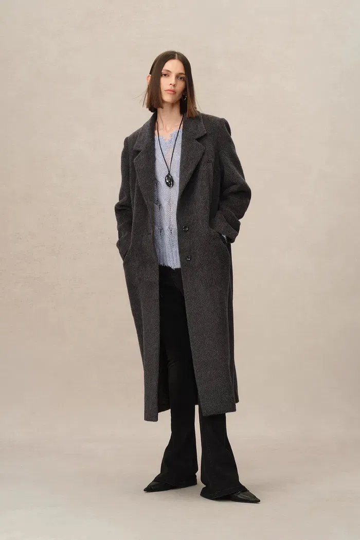 Deneb Long Coat in Alpaca Wool sold by Fabrique product image thumbnail 3