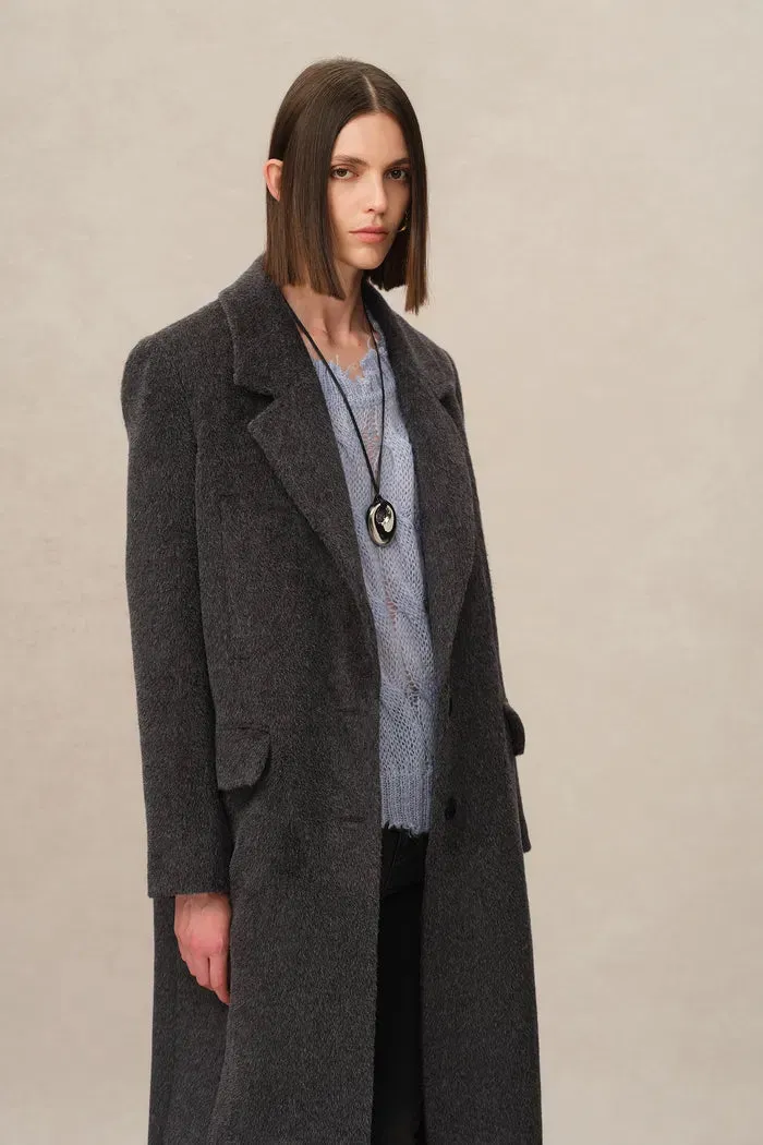 Deneb Long Coat in Alpaca Wool sold by Fabrique product image thumbnail 4