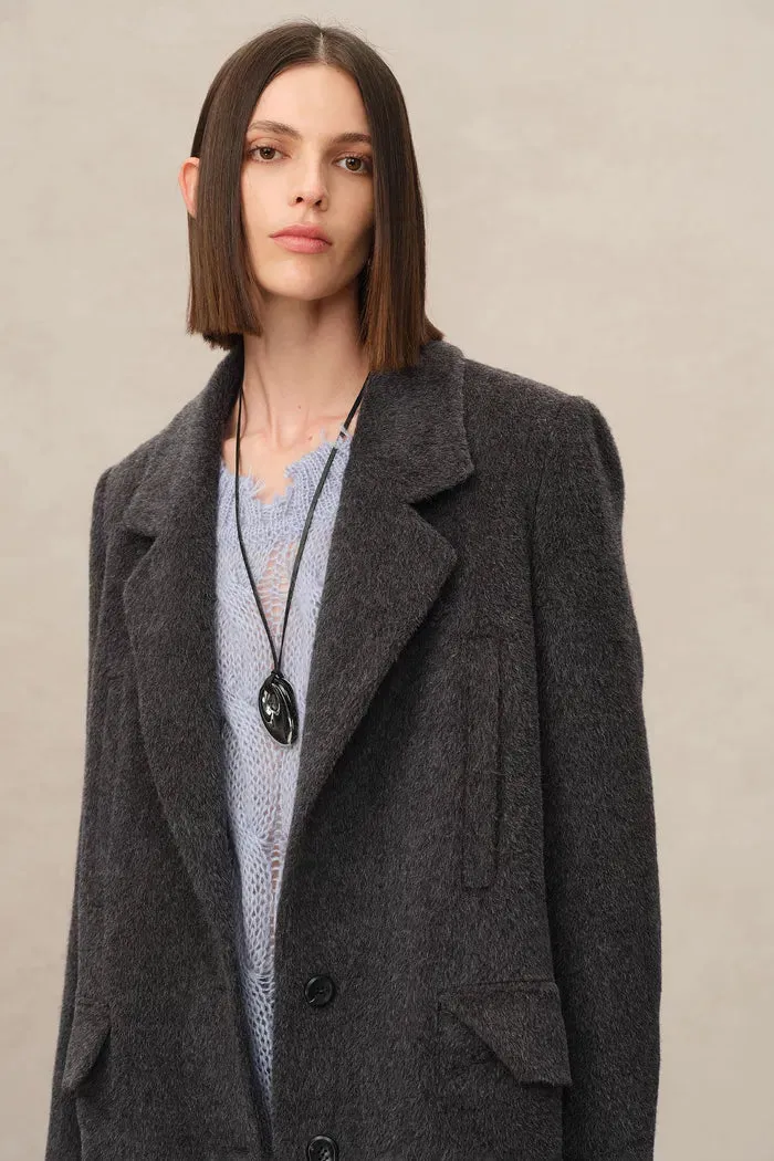 Deneb Long Coat in Alpaca Wool sold by Fabrique product image thumbnail 2