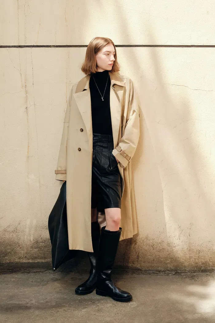 Morrone Belted Trench Coat in Cotton sold by Fabrique product image thumbnail 3