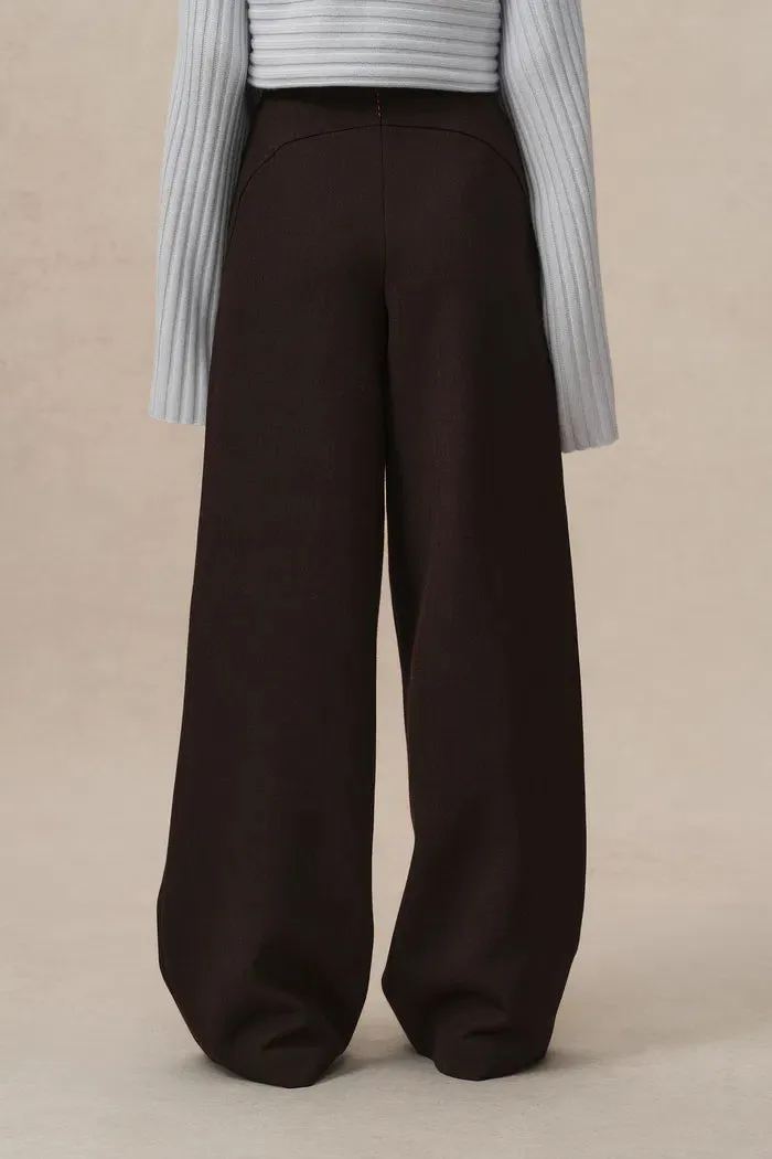 Svichka Twill Straight Leg Pants in Merino Wool Twill sold by Fabrique product image thumbnail 5