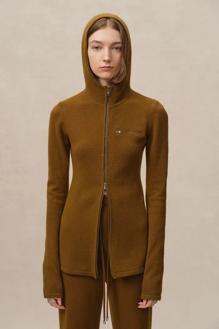 Talia Hooded Cardigan in Wool Blend Knit sold by Fabrique product image thumbnail 5
