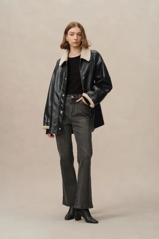 Courtney Jacket in Vegan Leather sold by Fabrique