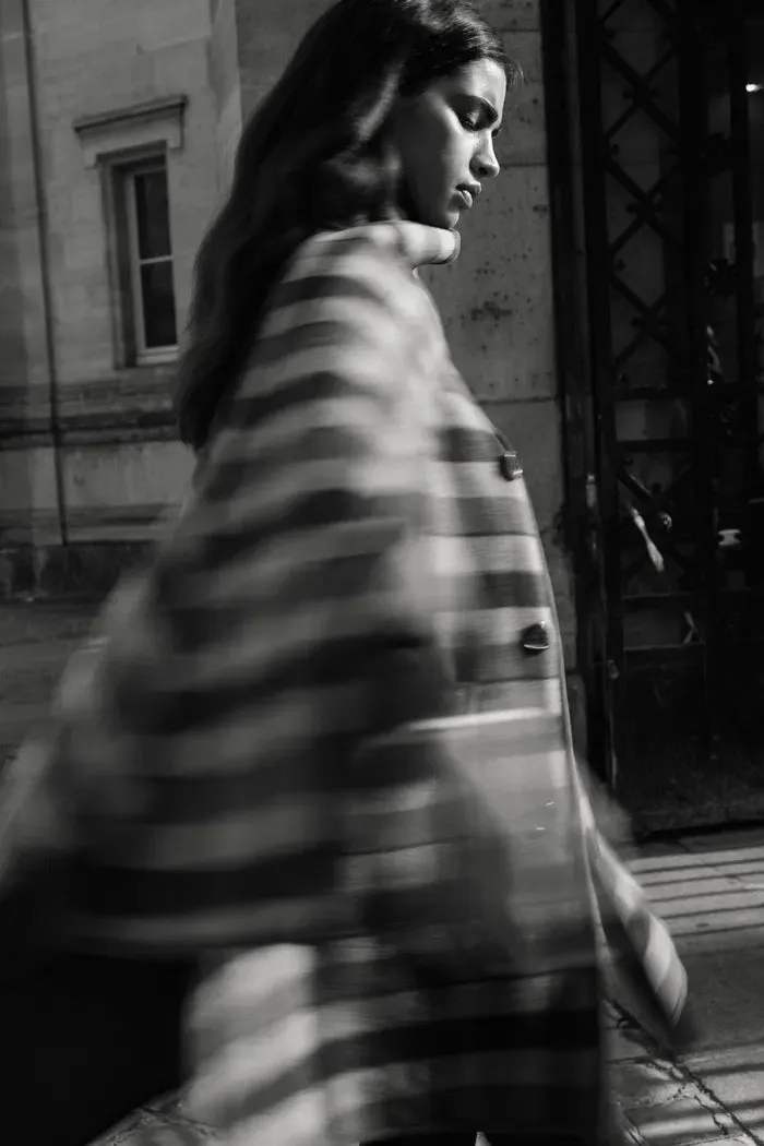 Eila Wool Scarf Coat in Double-Face Merino Wool sold by Fabrique product image thumbnail 2