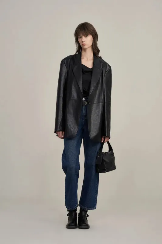 Aspall Blazer in Vegan Leather sold by Fabrique