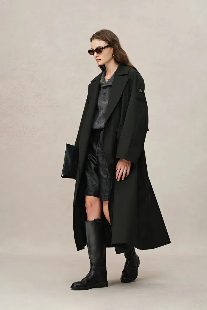 Tadao Trench Coat in Wool Twill Blend sold by Fabrique product image thumbnail 5