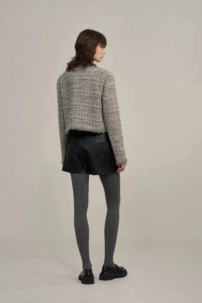 Pensée Double-Breasted Jacket in Lurex Tweed sold by Fabrique product image thumbnail 4