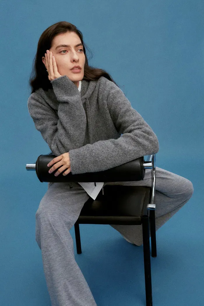 Nicole Hooded Sweater in Wool Bouclé sold by Fabrique product image thumbnail 3