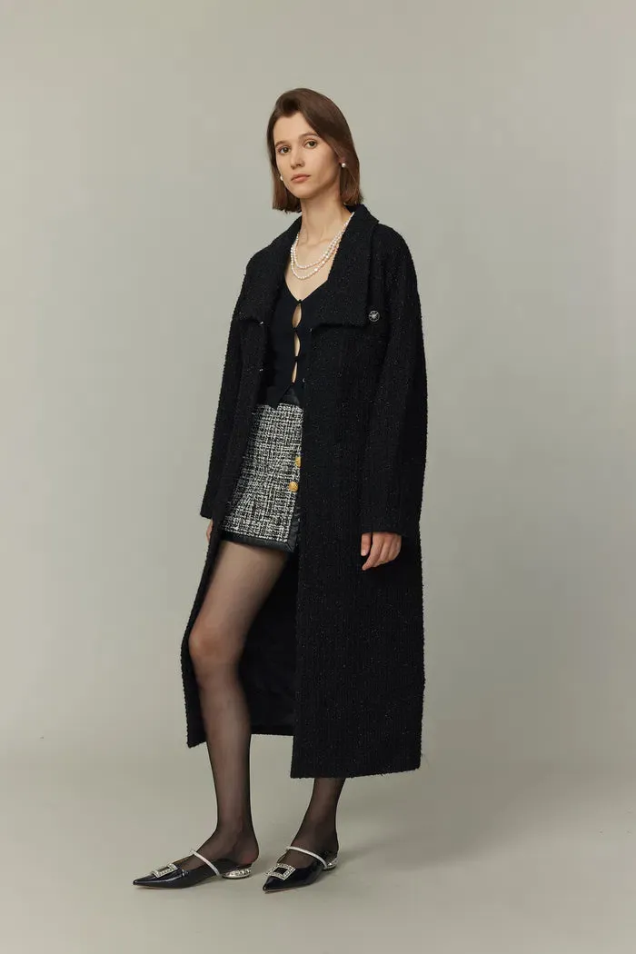 Hortensia Coat in Wool Blend Metallic Thread Tweed sold by Fabrique product image thumbnail 3