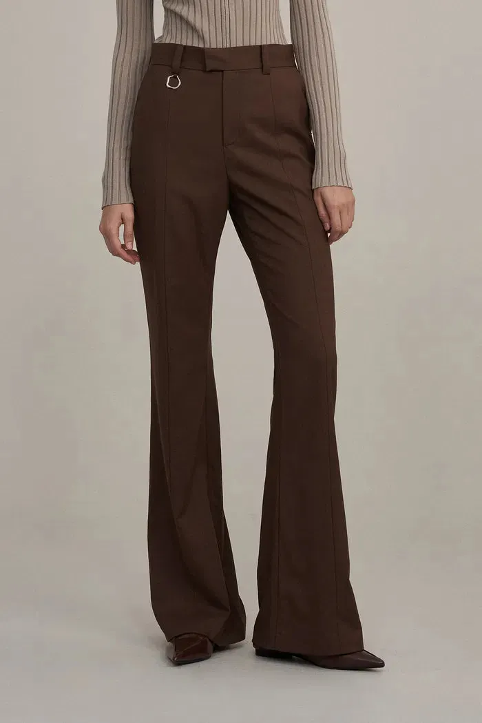 Chance Flared Suit Trousers in Fine Wool sold by Fabrique product image thumbnail 5