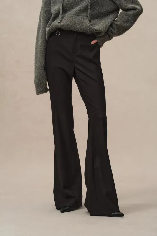 Chance Flared Suit Trousers in Fine Wool sold by Fabrique