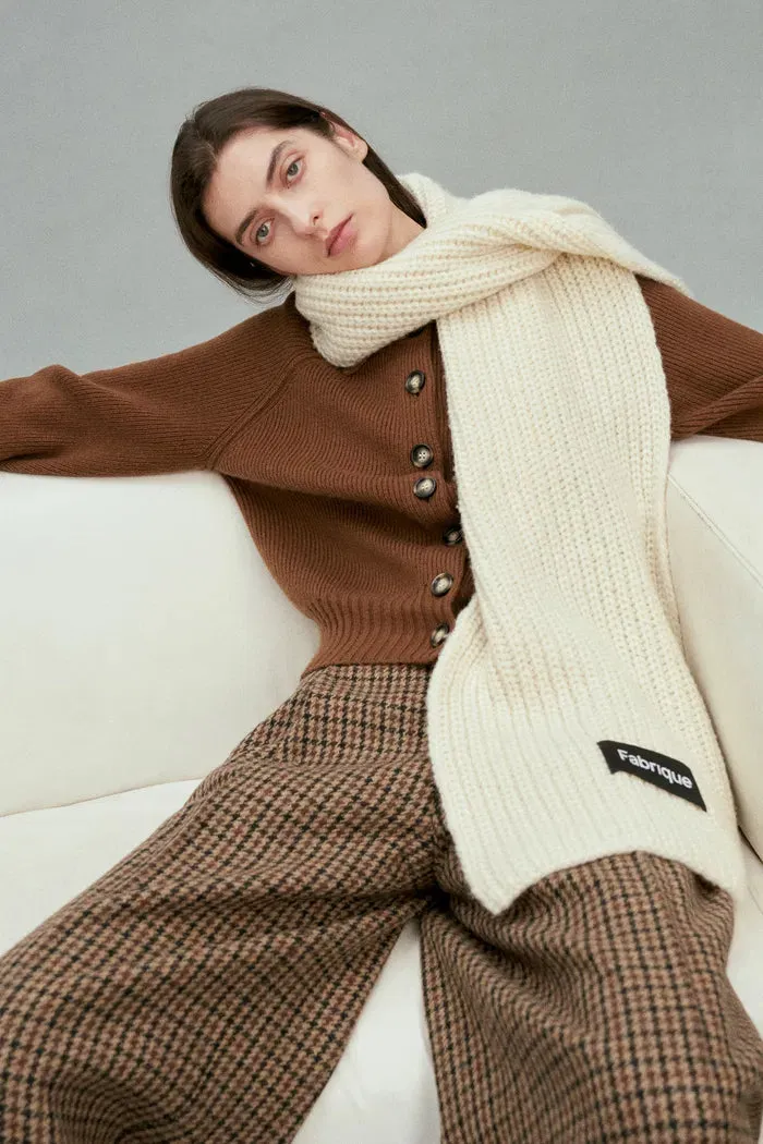 Demi Collared Cardigan in Merino Wool-Cashmere sold by Fabrique product image thumbnail 4