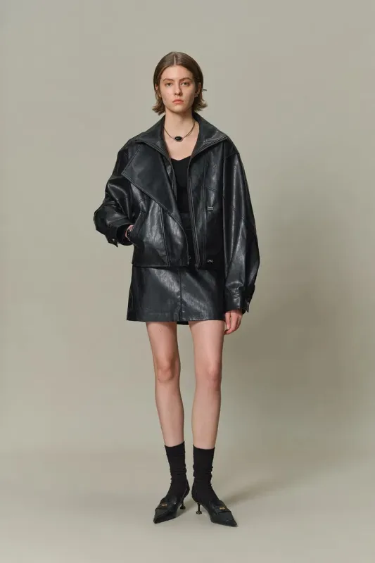 Jany Biker Jacket in Vegan Leather made by Fabrique