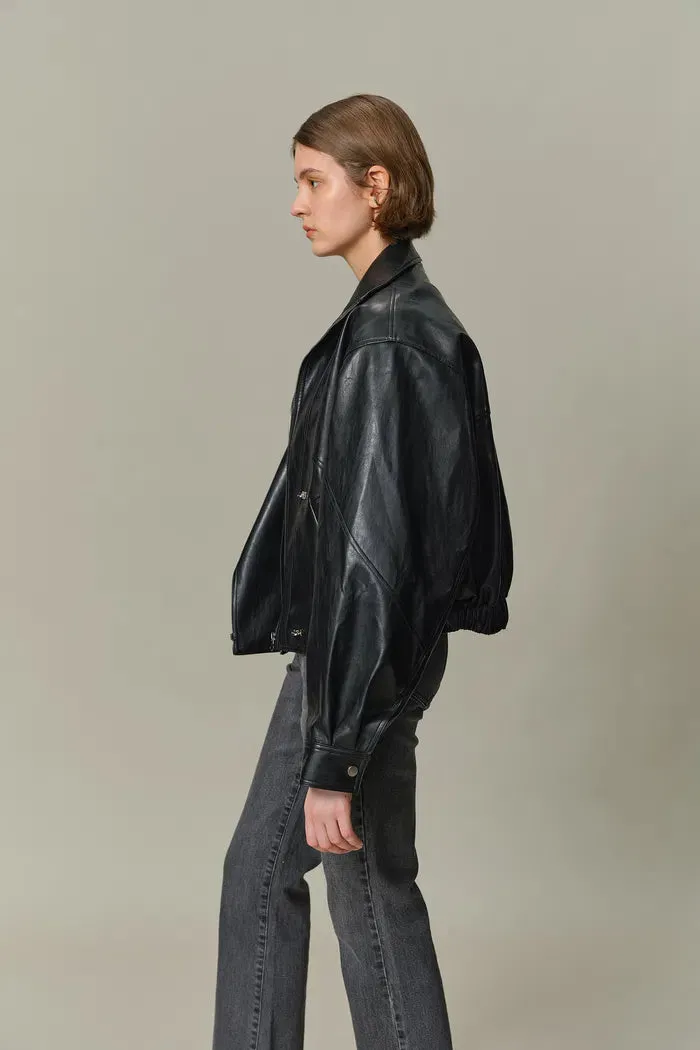 Jany Biker Jacket in Vegan Leather sold by Fabrique product image thumbnail 4