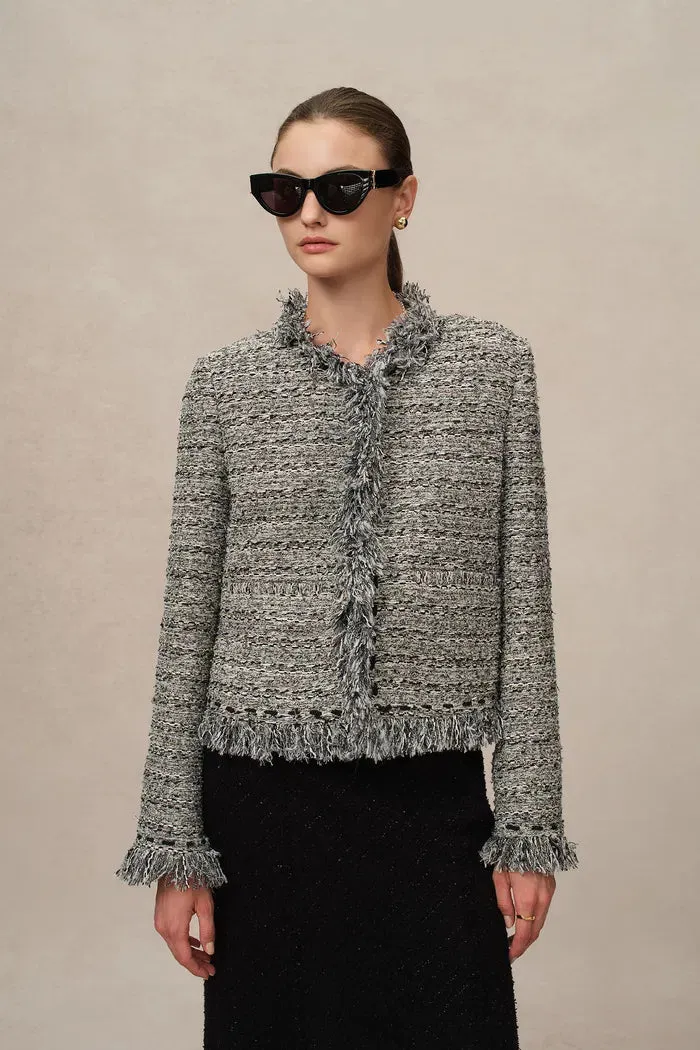 Marcela Coat in Coarse Wool Tweed sold by Fabrique product image thumbnail 4