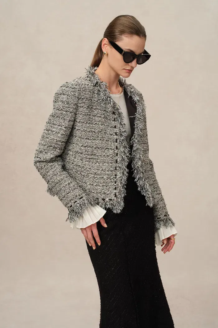 Marcela Coat in Coarse Wool Tweed sold by Fabrique product image thumbnail 5
