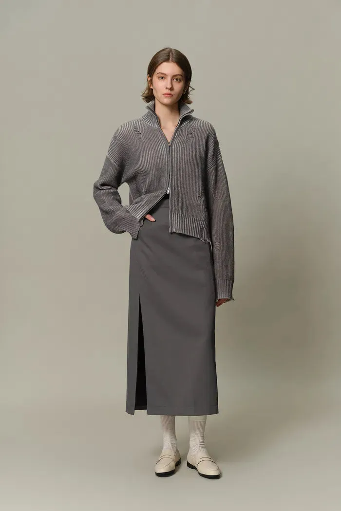 Mireu Slit Midi Skirt sold by Fabrique product image thumbnail 3