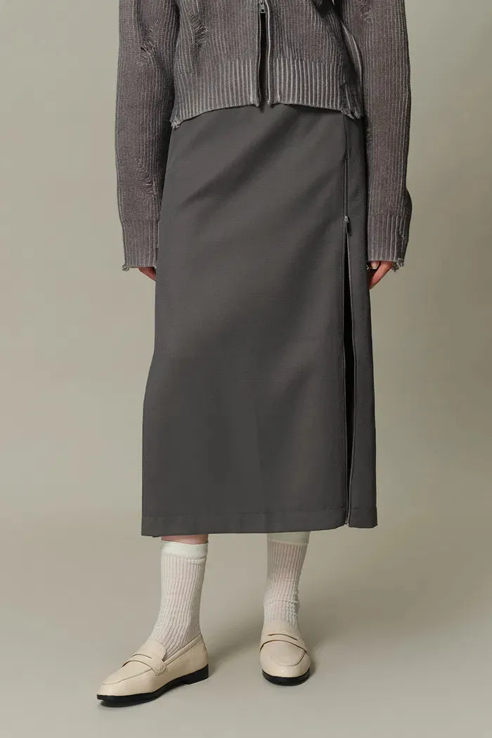 Mireu Slit Midi Skirt sold by Fabrique