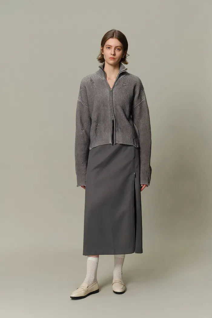 Mireu Slit Midi Skirt sold by Fabrique product image thumbnail 2