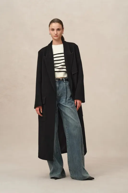 Stanley Robe Coat in Wool-Alpaca Blend sold by Fabrique