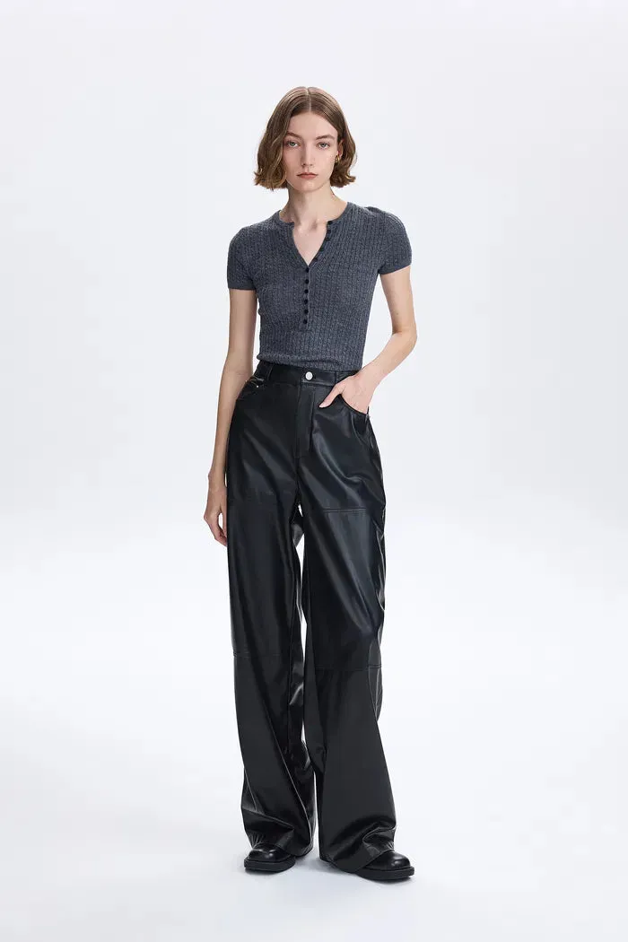 Liz Stitches Eco Leather Pants sold by Fabrique product image thumbnail 3