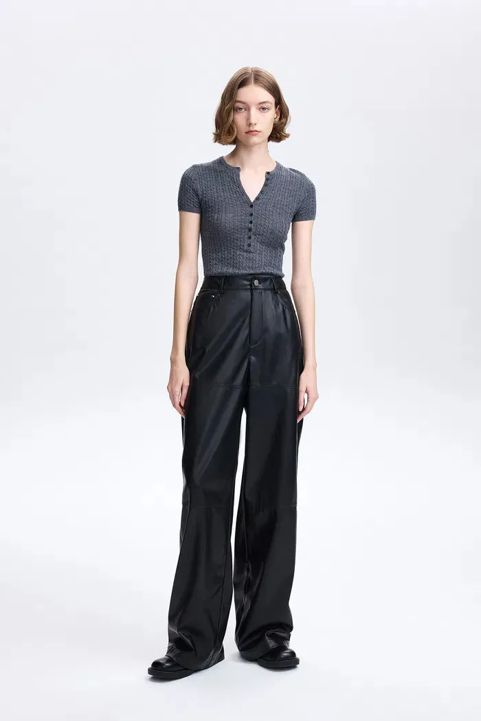 Liz Stitches Eco Leather Pants sold by Fabrique product image thumbnail 2